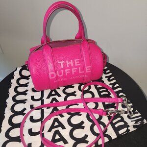 Authentic Marc Jacobs Leather Mini Duffle HOT PINK